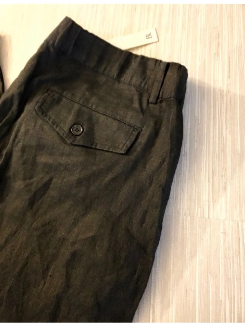 Banana Republic Everyday Wide Leg 100% Linen Pants Black XL NWT $140